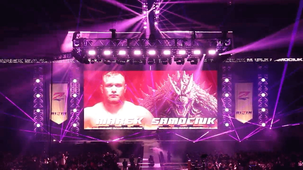【RIZIN 真夏の喧嘩祭り】入場演出LED制作