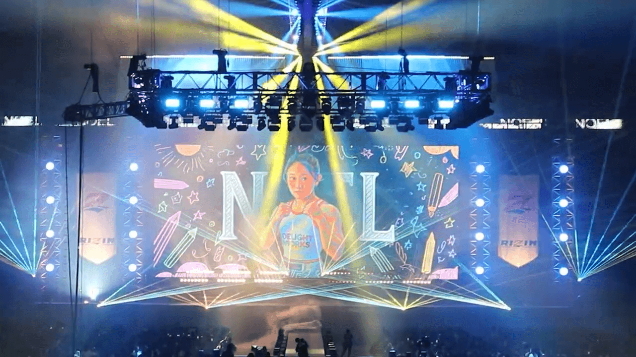 【RIZIN 真夏の喧嘩祭り】入場演出LED制作