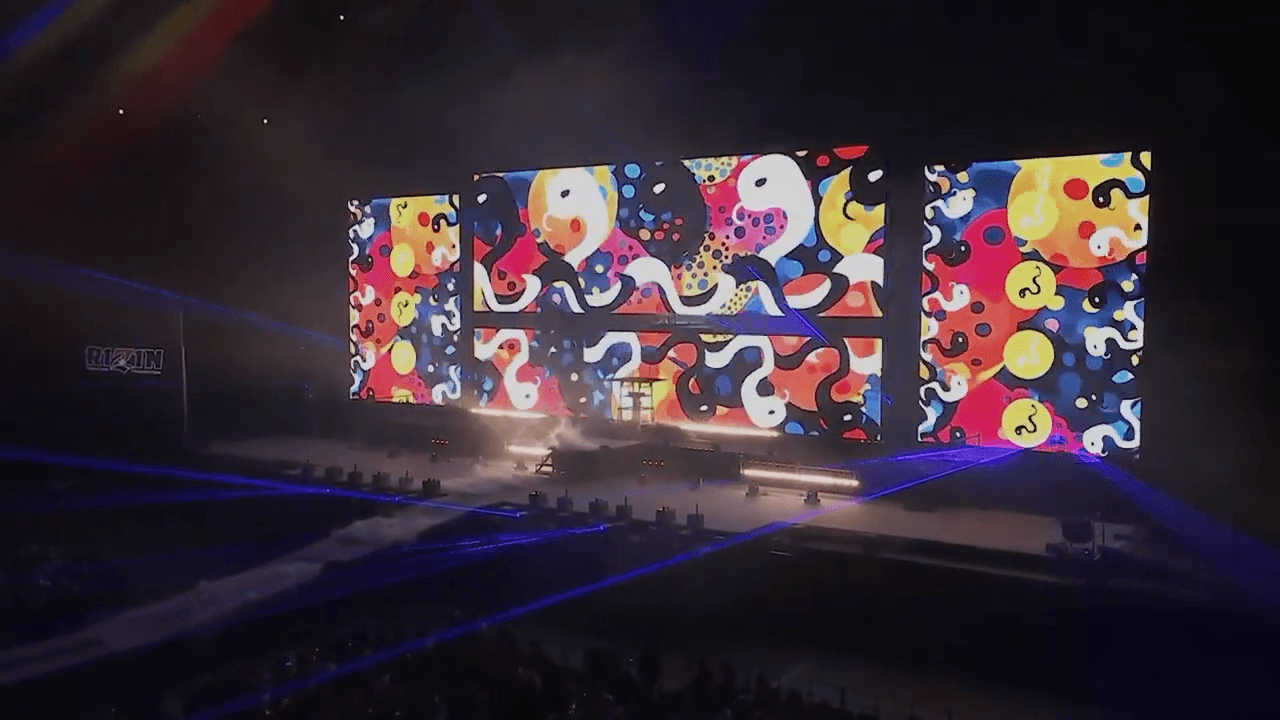 【RIZIN師走の超強者祭り】入場演出LED制作