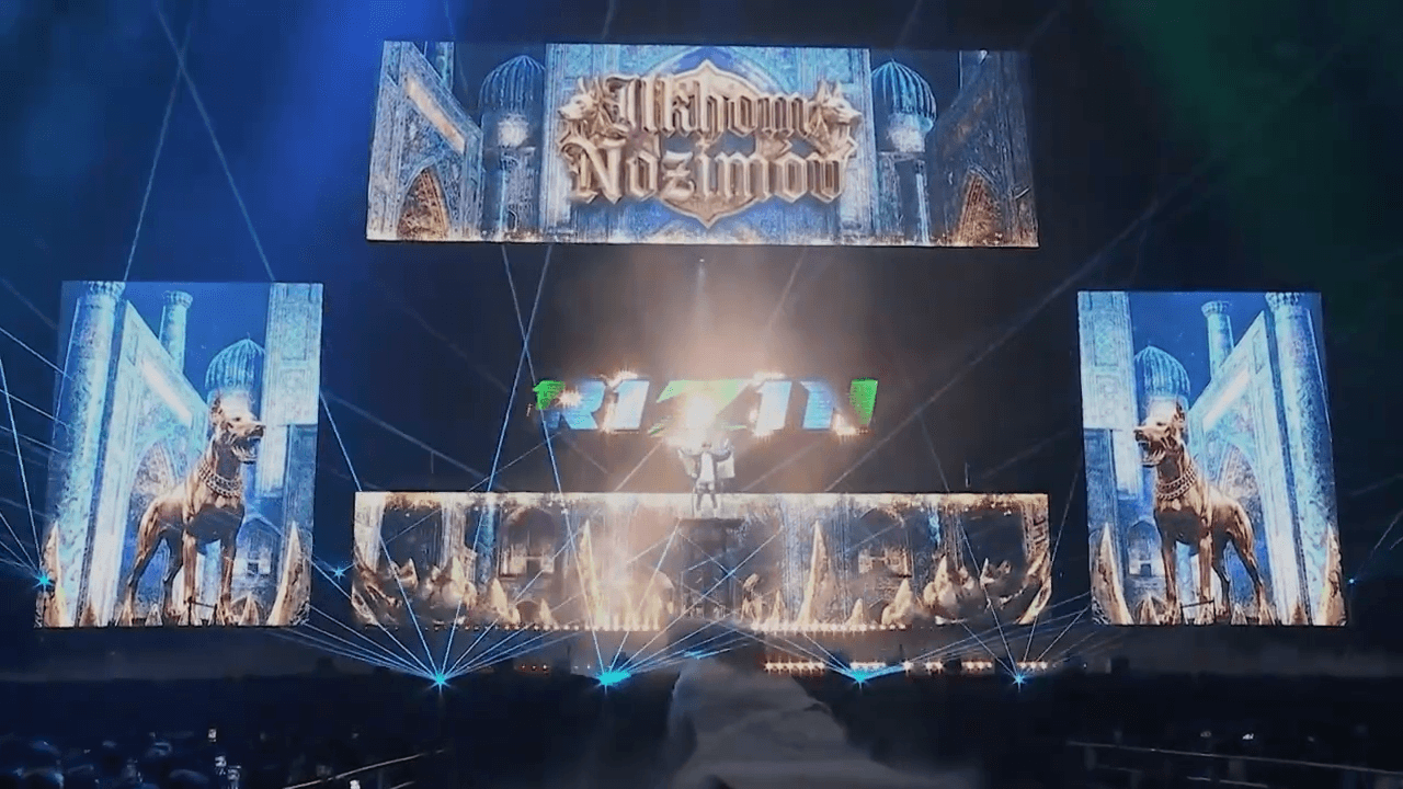 【RIZIN師走の超強者祭り】入場演出LED制作