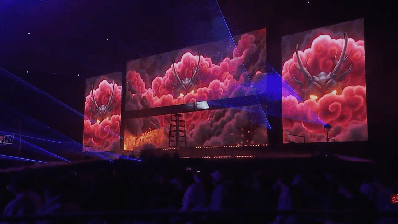 【RIZIN師走の超強者祭り】入場演出LED制作