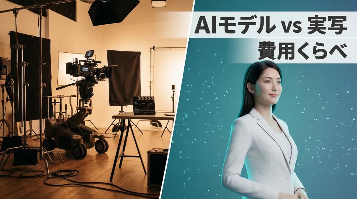 AIモデル・AIタレント起用の費用相場は?実写モデル・タレント・TVCMとのコスト比